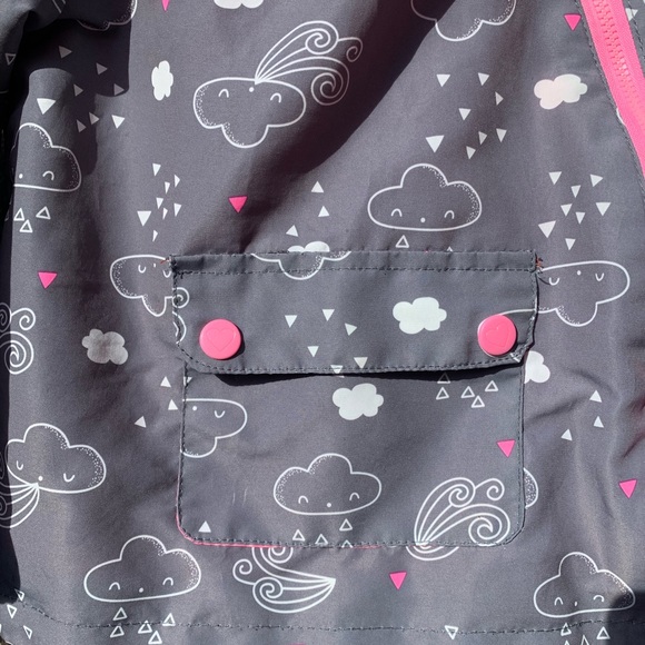 ❤︎︎❤︎︎❤︎︎🆂🅾︎🅻🅳❤︎︎❤︎︎❤︎︎Cool Club by SMYK Pink and Grey Zip Hooded Girl’s Jacket - Picture 3 of 8